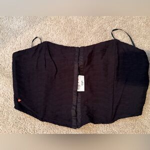 Forever 21 Black Crop Top Corset